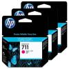 HP 711 TRIPACK CARTUS MAGENTA NR.711 CZ135A ORIGINAL PENTRU HP DESIGNJET T120