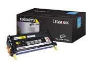 LEXMARK X560N CARTUS TONER YELLOW X560A2YG 4K ORIGINAL