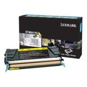 LEXMARK X746DE CARTUS TONER RETURN YELLOW X746A1YG 7K ORIGINAL