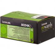 LEXMARK CX410E CARTUS TONER BLACK RETURN NR.802HK 80C2HK0 4K ORIGINAL