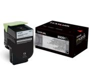 LEXMARK CX310N CARTUS TONER BLACK NR.800S1 80C0S10 2,5K ORIGINAL